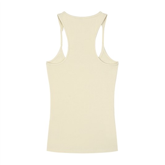 Womens Slim Fit Ribbed Racerback Tank Top