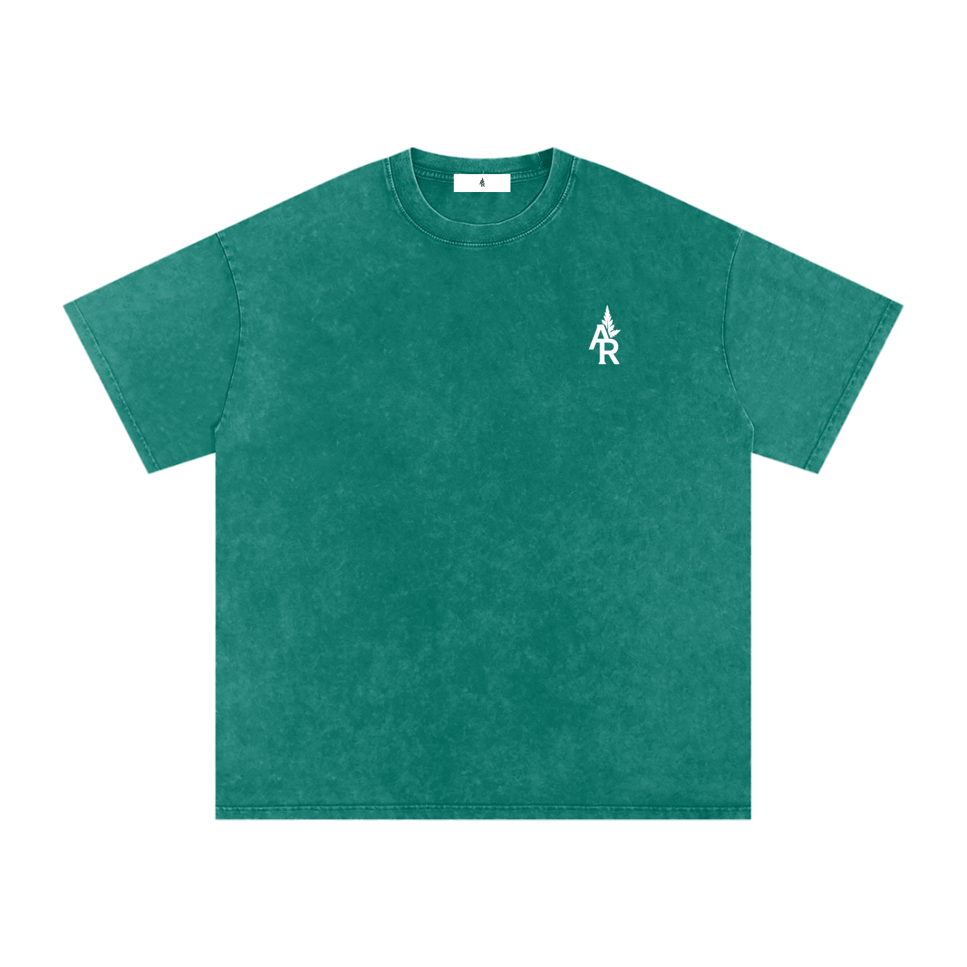 Rooted Snow Washed Oversized Cotton T-Shirt