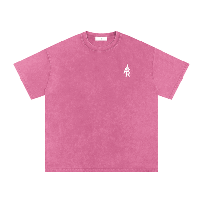 Rooted Snow Washed Oversized Cotton T-Shirt