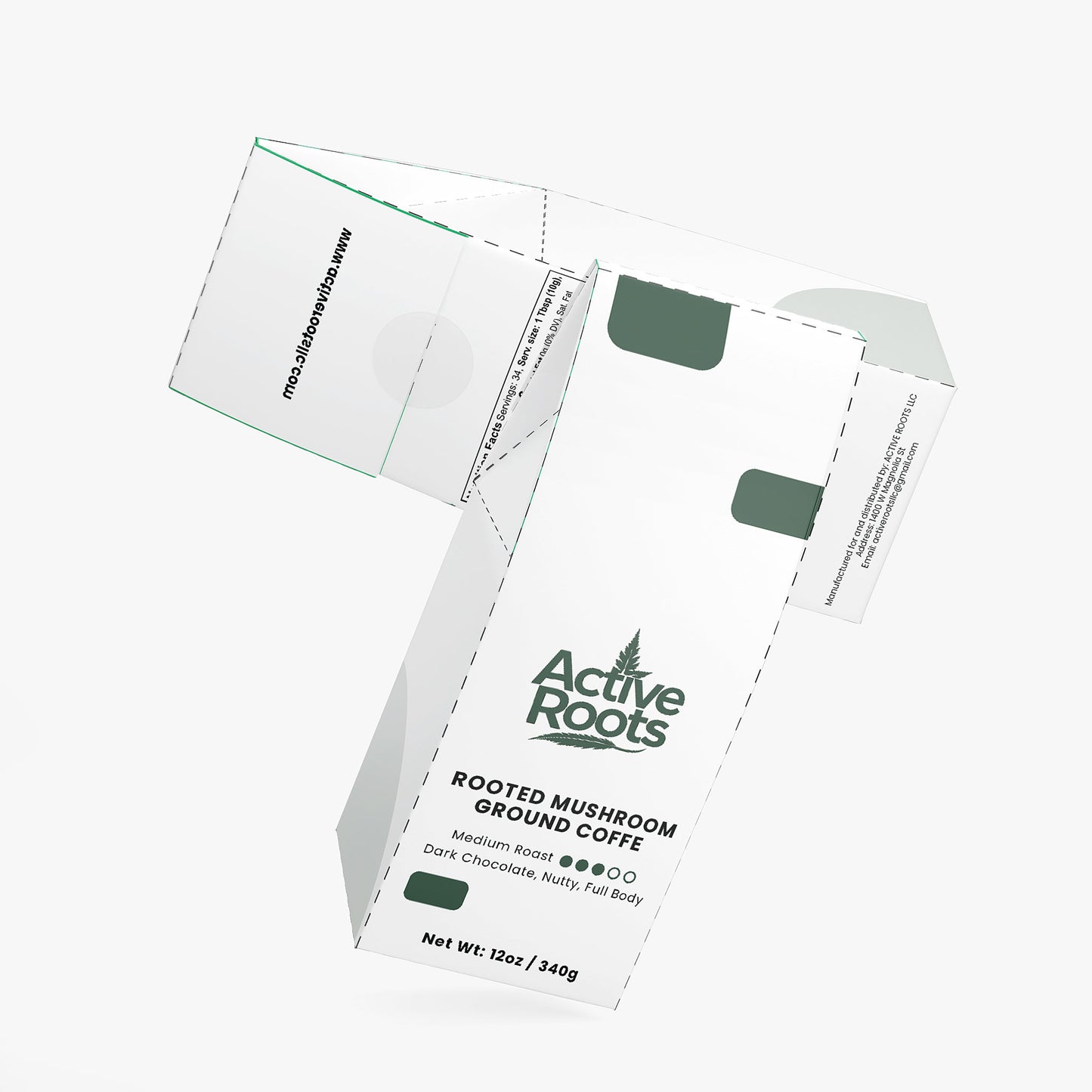 Rooted Focus Mushroom Coffee (Medium Roast)