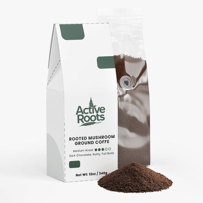 Rooted Focus Mushroom Coffee (Medium Roast)