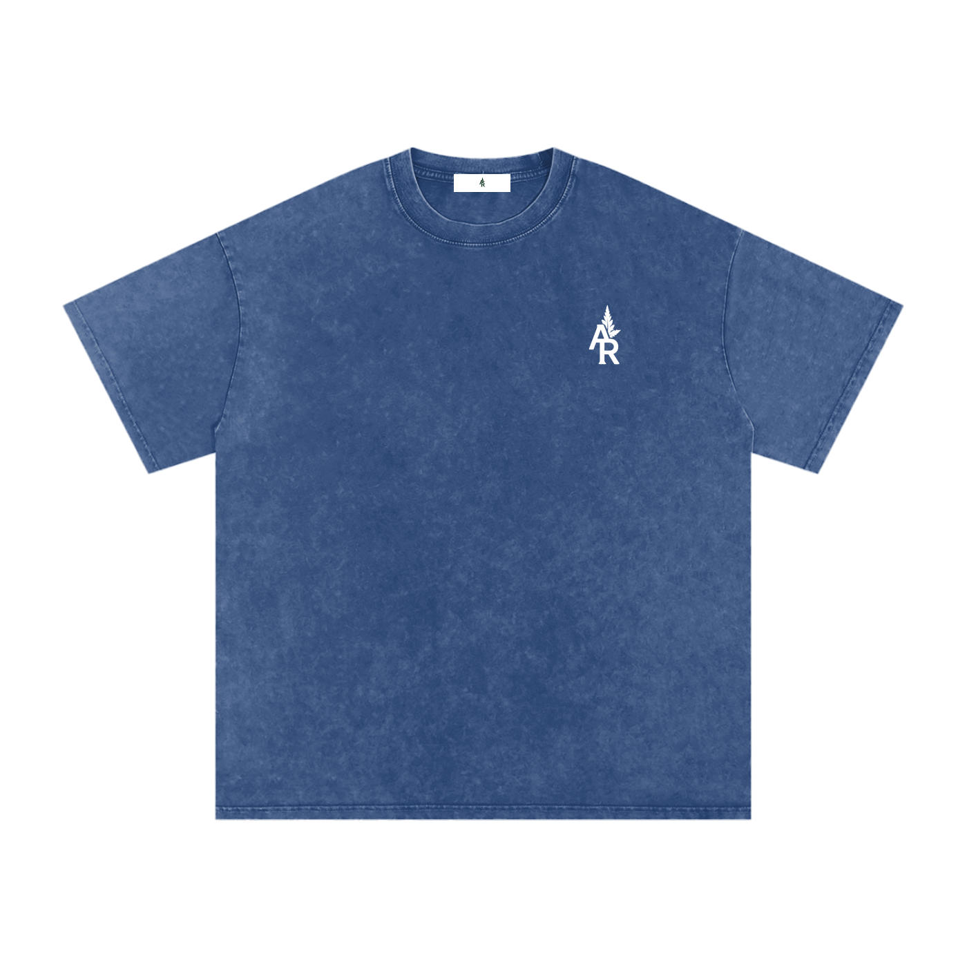 Rooted Snow Washed Oversized Cotton T-Shirt