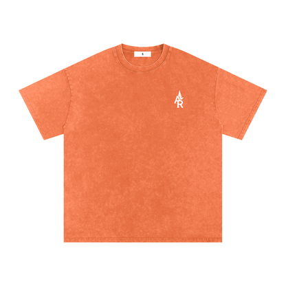 Rooted Snow Washed Oversized Cotton T-Shirt