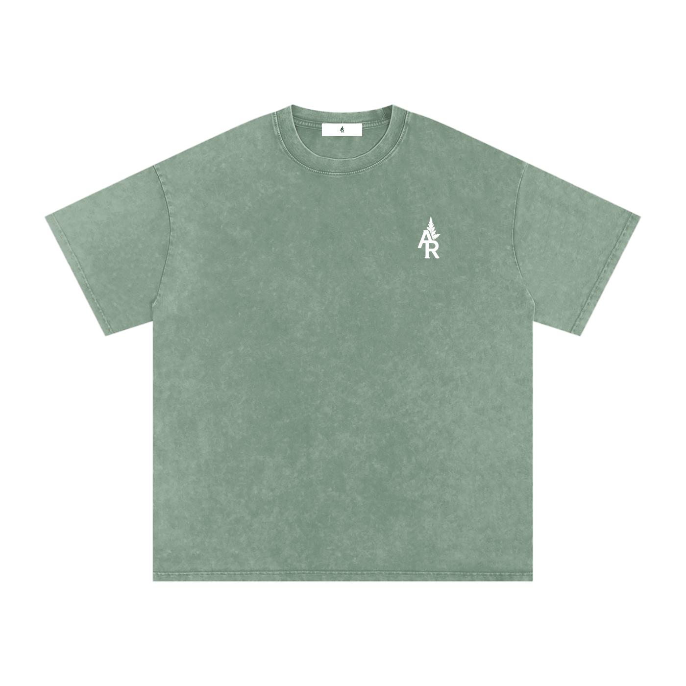 Rooted Snow Washed Oversized Cotton T-Shirt