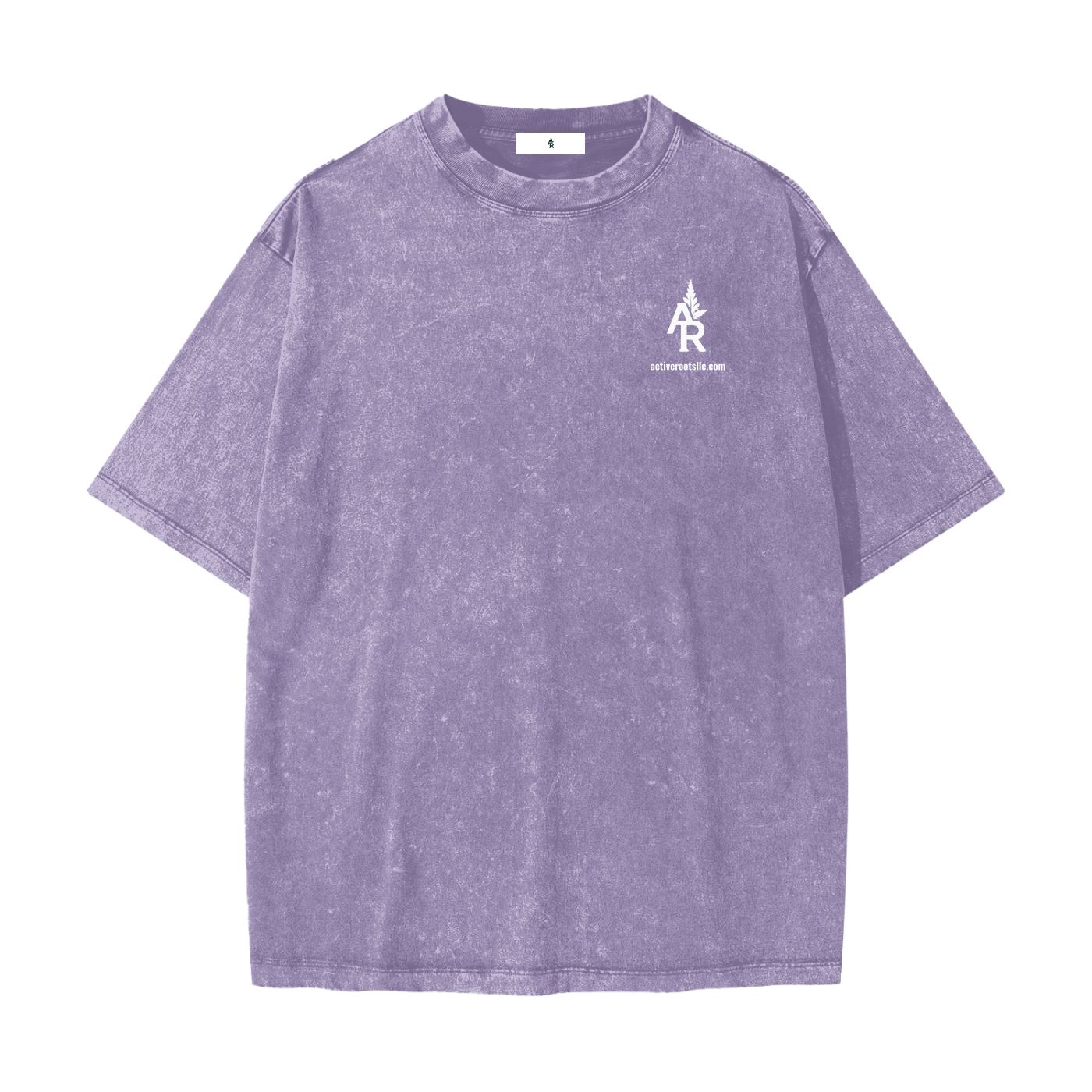 Flowered Heavyweight Snow Washed T-Shirt
