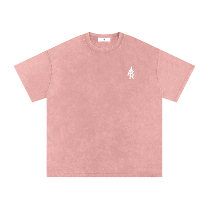Rooted Snow Washed Oversized Cotton T-Shirt