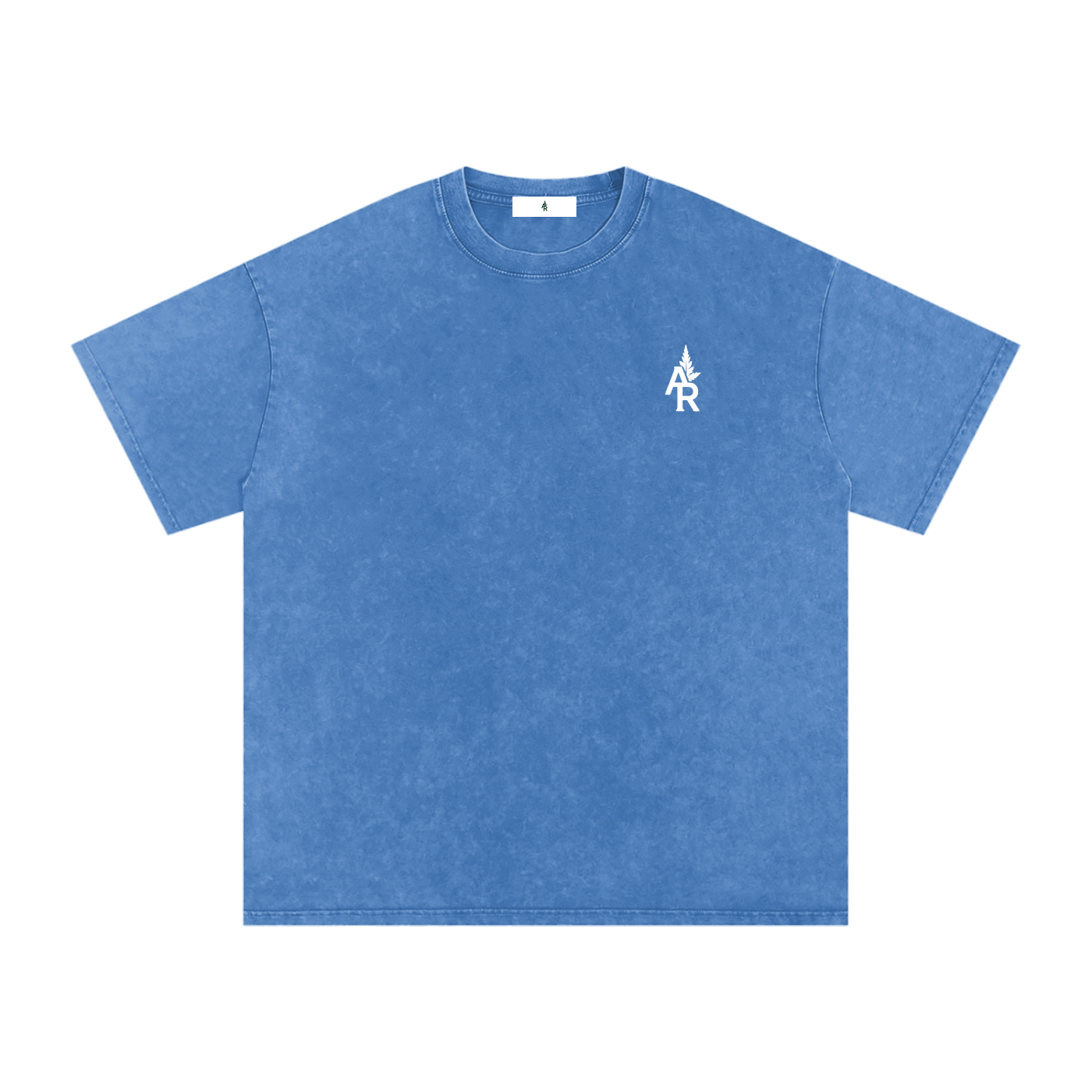 Rooted Snow Washed Oversized Cotton T-Shirt