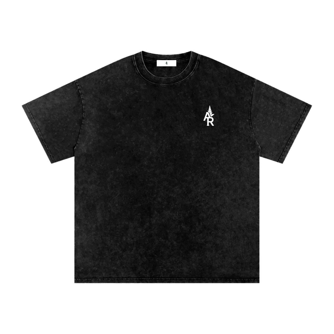 Rooted Snow Washed Oversized Cotton T-Shirt