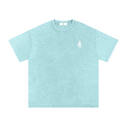 Rooted Snow Washed Oversized Cotton T-Shirt