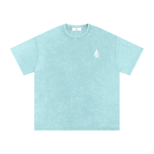 Rooted Snow Washed Oversized Cotton T-Shirt