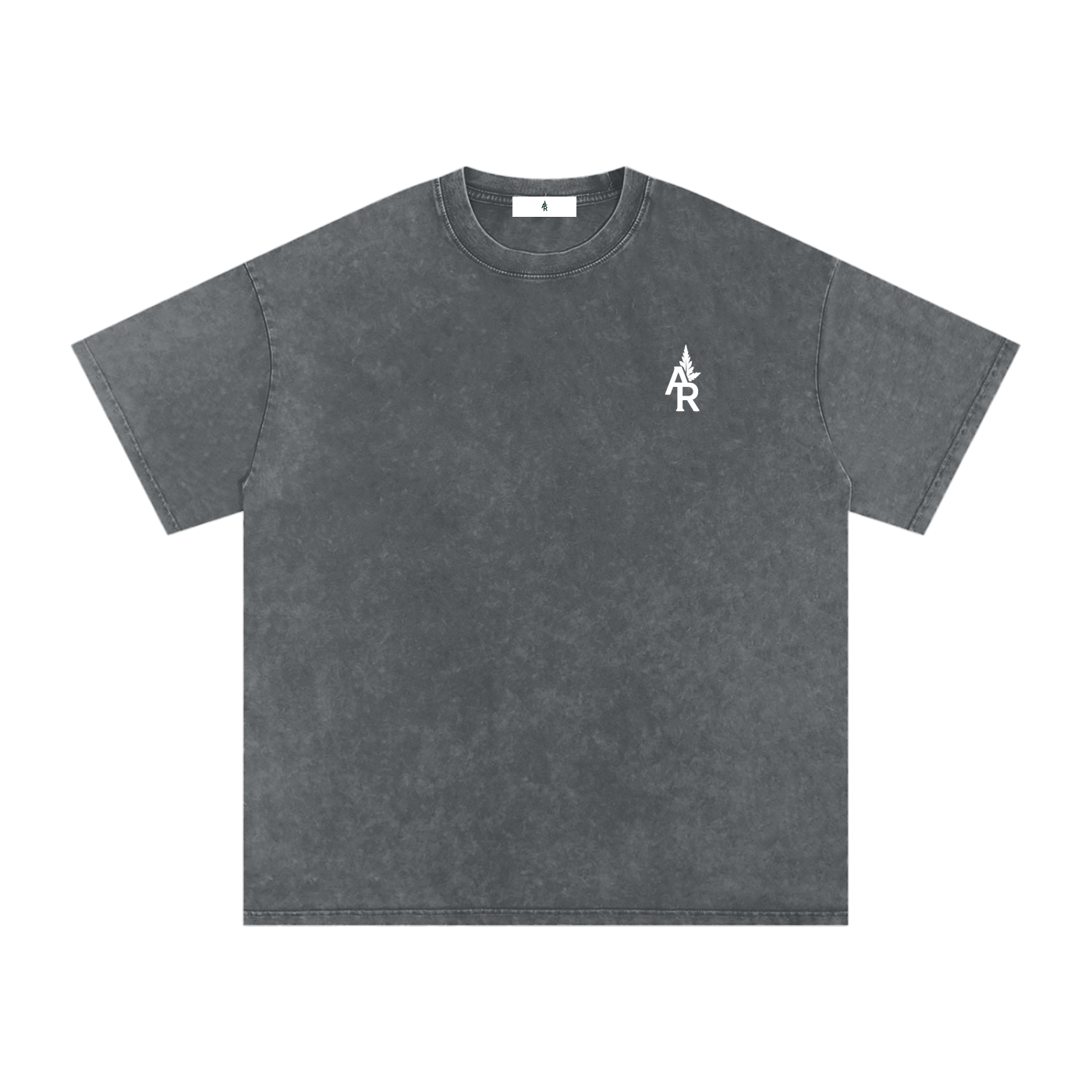 Rooted Snow Washed Oversized Cotton T-Shirt