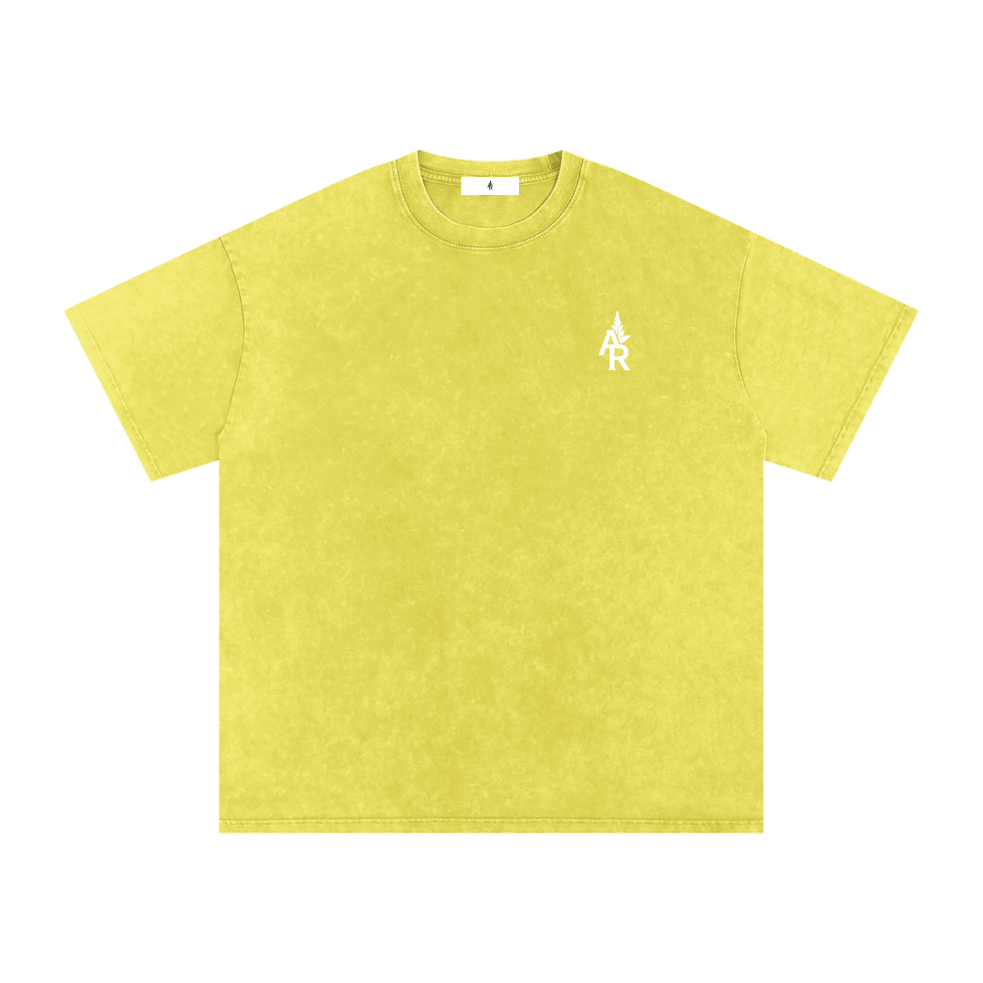Rooted Snow Washed Oversized Cotton T-Shirt