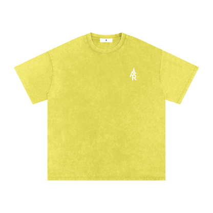 Rooted Snow Washed Oversized Cotton T-Shirt