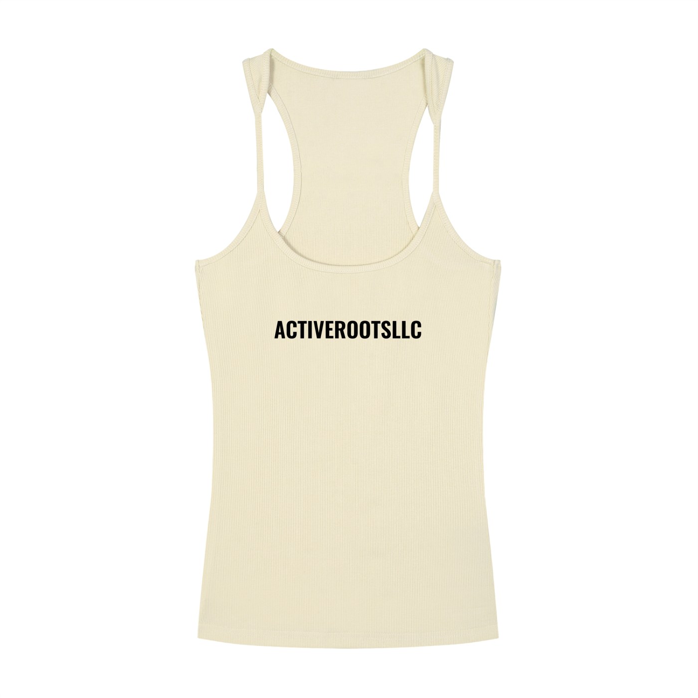 Womens Slim Fit Ribbed Racerback Tank Top