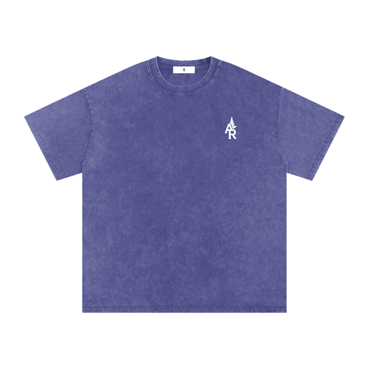 Rooted Snow Washed Oversized Cotton T-Shirt