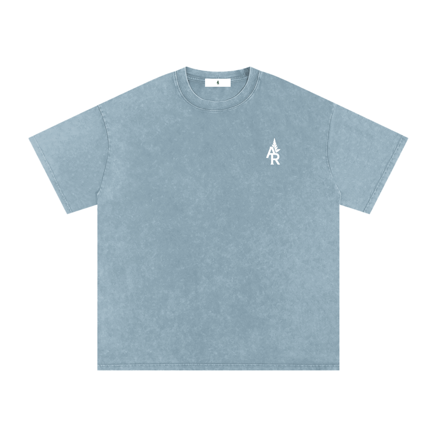 Rooted Snow Washed Oversized Cotton T-Shirt