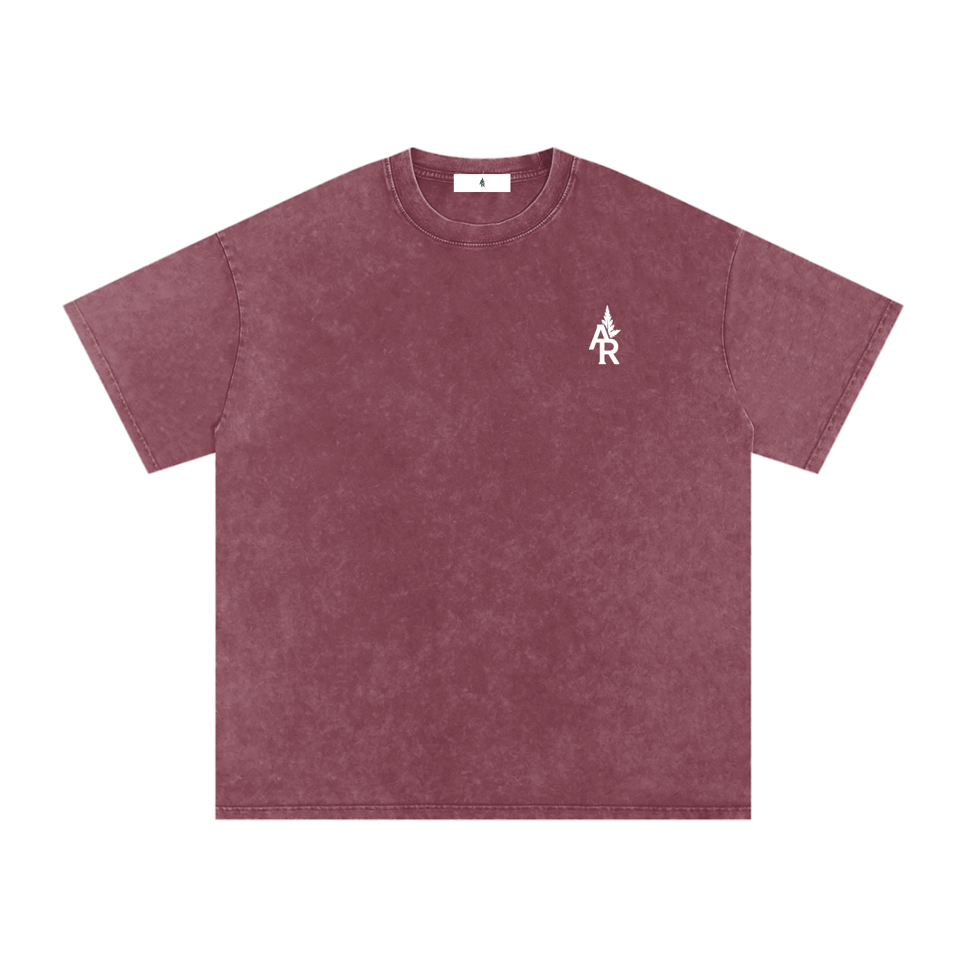 Rooted Snow Washed Oversized Cotton T-Shirt