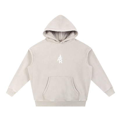 Rooted Snow Wash Fleece Oversize Hoodie