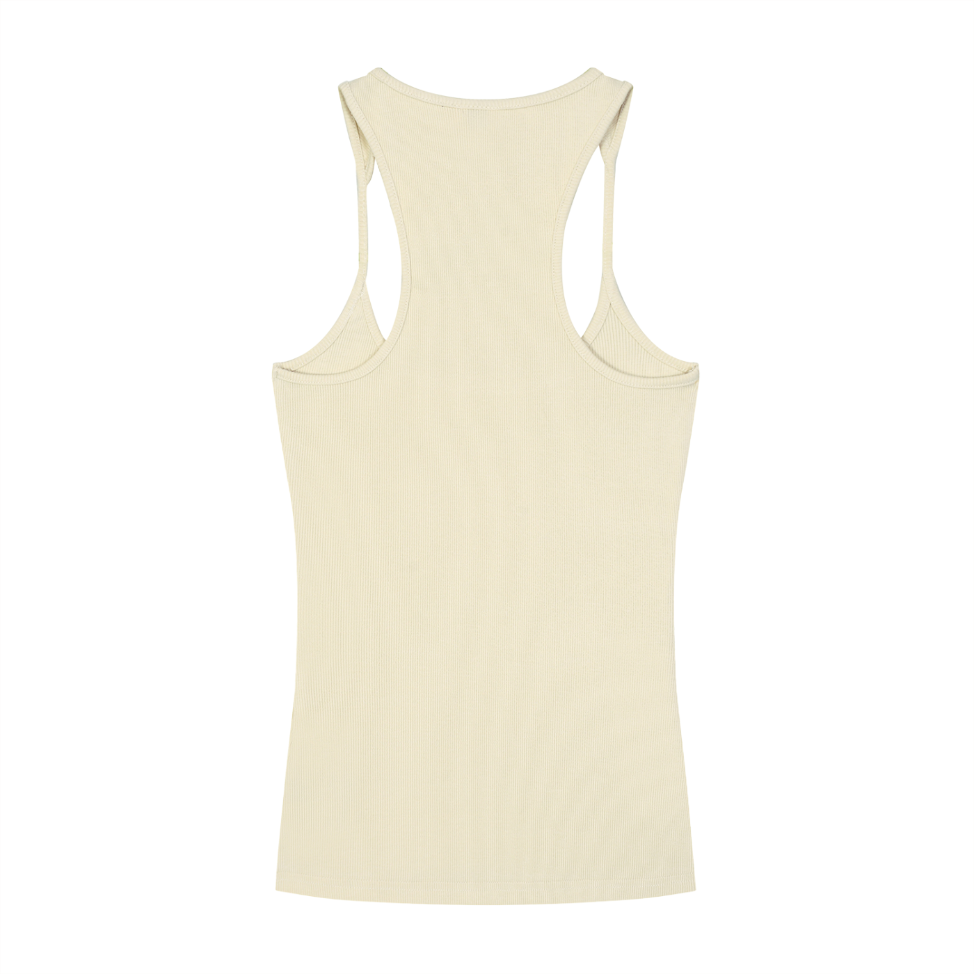 Womens Slim Fit Ribbed Racerback Tank Top