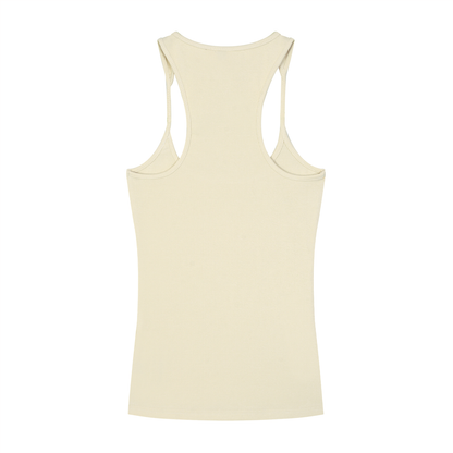 Womens Slim Fit Ribbed Racerback Tank Top
