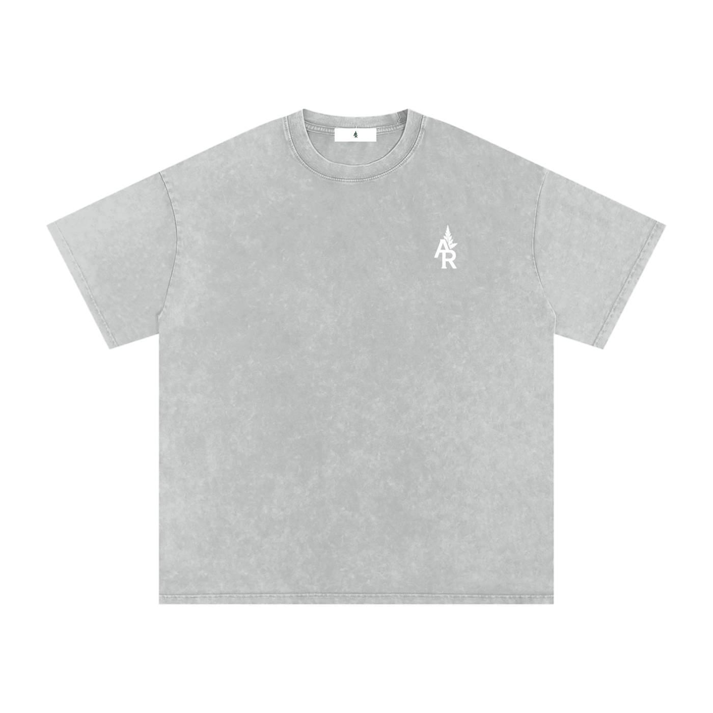 Rooted Snow Washed Oversized Cotton T-Shirt